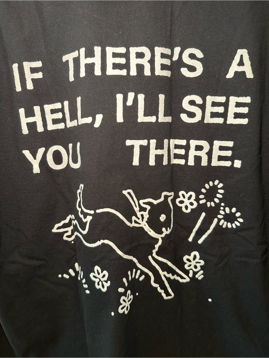 Gildan Other - Poppy Little Lamb If There’S A Hell I’Ll See You There T-Shirt Unisex XL